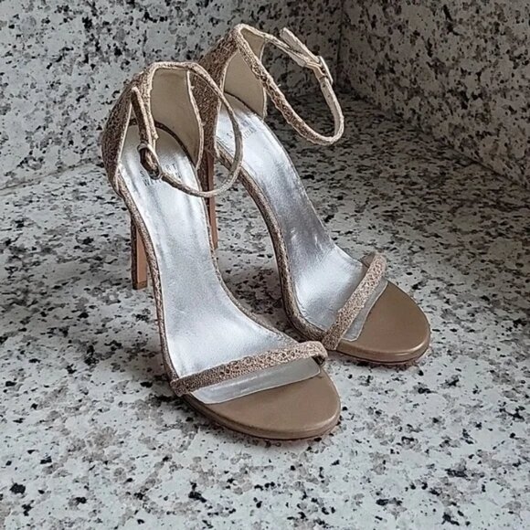 Stuart Weitzman Nudist Quartz heels US Sz 9 - Picture 3 of 7